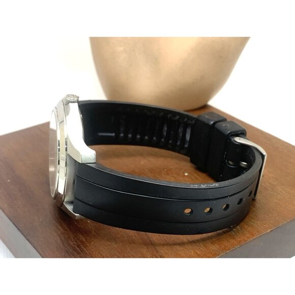 Victorinox Swiss Army Men's Watch 26064.CB Silver Dial Quartz Black Rubber Band - Picture 9 of 14